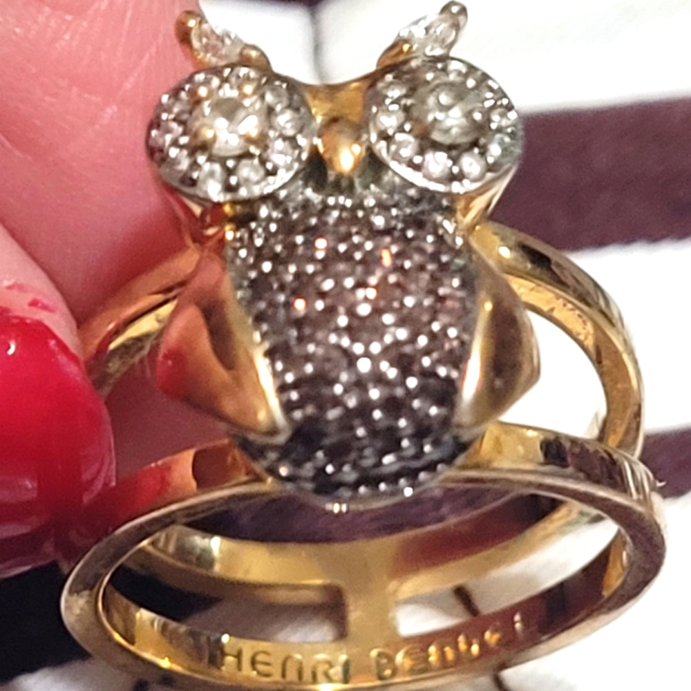 Henri Bendel 🦉 OWL RING - Picture 4 of 6
